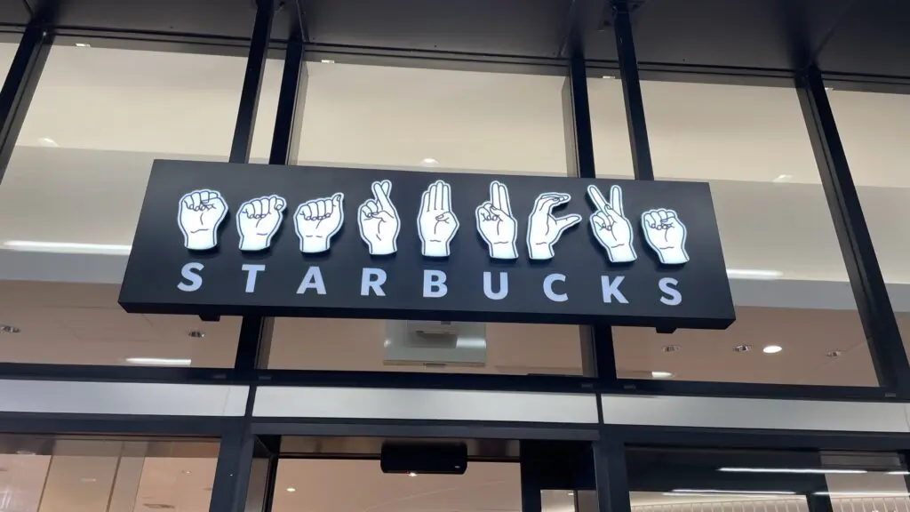 スターバックス 店内看板