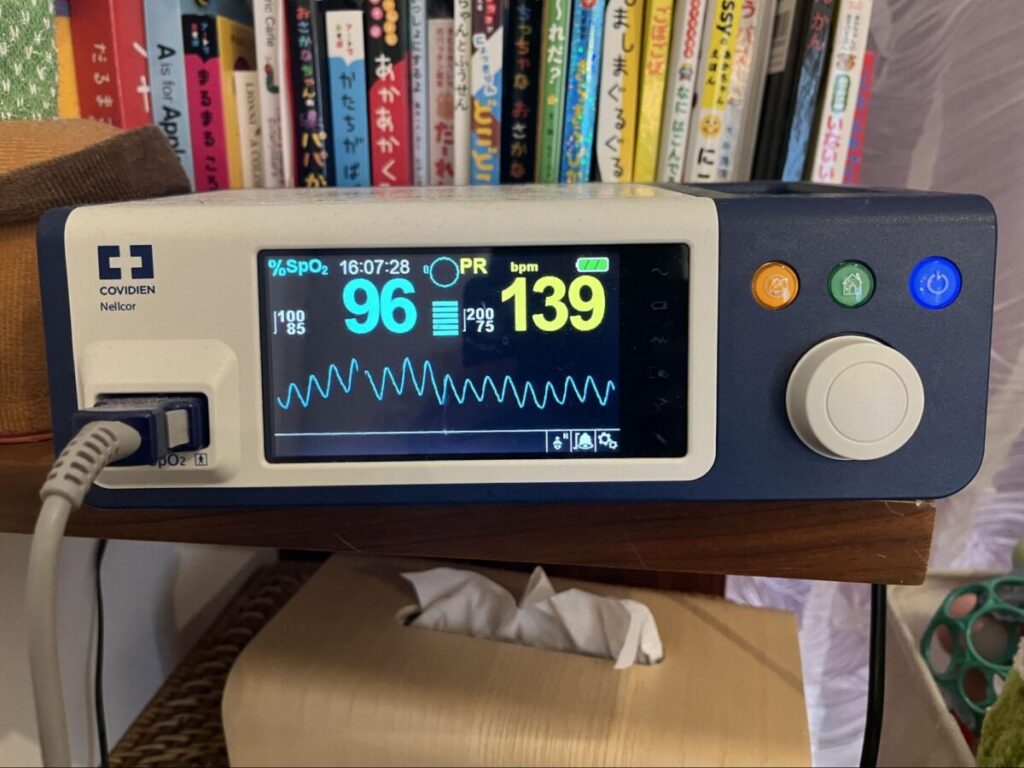 自宅で使用しているサチュレーションモニター